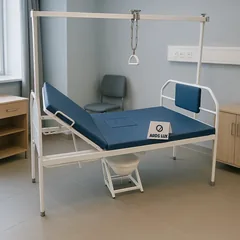 Палатная медицинская кровать с регулируемым подголовником