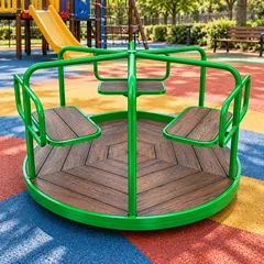 Children's carousel with seats