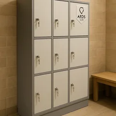 Шкаф металлический девятидверный