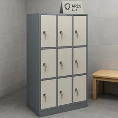 Шкаф металлический девятидверный