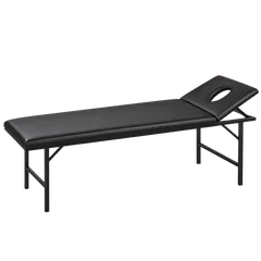 Massage couch with a hole