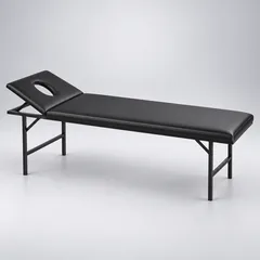 Massage couch with a hole