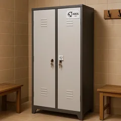 Шкаф металлический двухдверный
