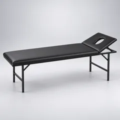 Massage couch with a hole